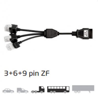 Delphi SV11325 kabel 3+6+9-pin ZF