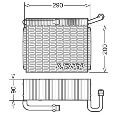 Denso DEV01005 výparník