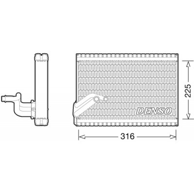 Denso DEV21003 výparník