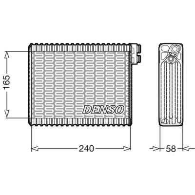 Denso DEV21004 výparník