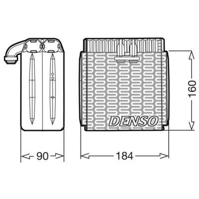 Denso DEV23001 výparník