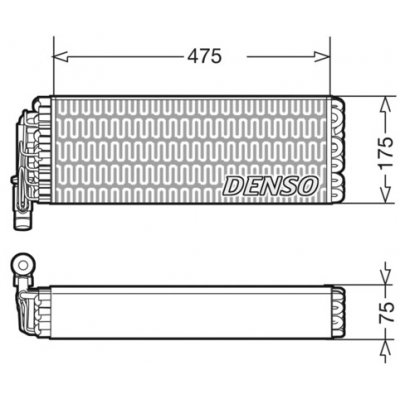 Denso DEV12003 výparník