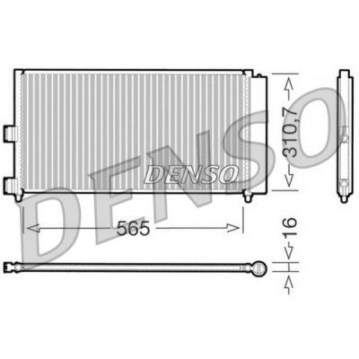 Denso DCN09070 kondenzátor