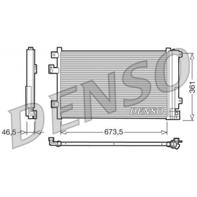 Denso DCN09084 kondenzátor