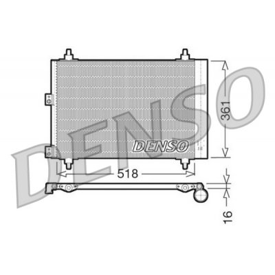 Denso DCN07006 kondenzátor