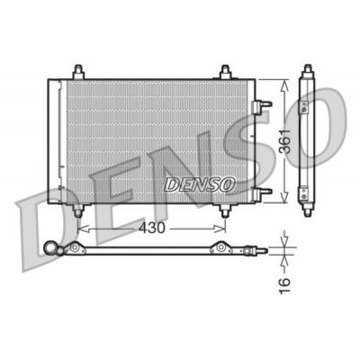 Denso DCN07019 kondenzátor