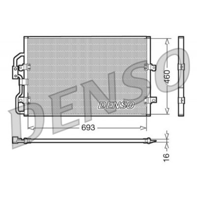 Denso DCN07040 kondenzátor