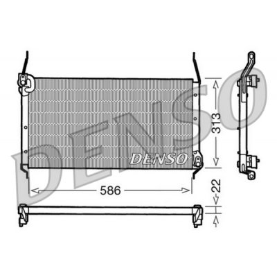 Denso DCN09017 kondenzátor