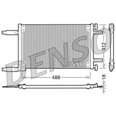 Denso DCN09041 kondenzátor