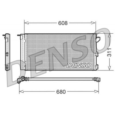 Denso DCN09105 kondenzátor