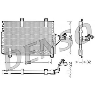 Denso DCN09143 kondenzátor