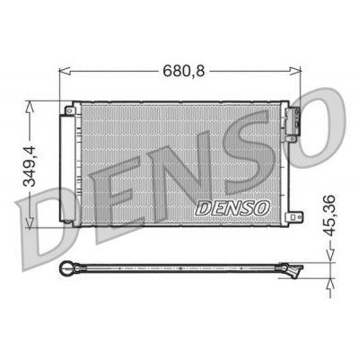 Denso DCN09300 kondenzátor