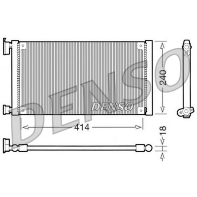 Denso DCN09120 kondenzátor