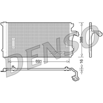 Denso DCN02003 kondenzátor