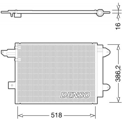 Denso DCN02005 kondenzátor