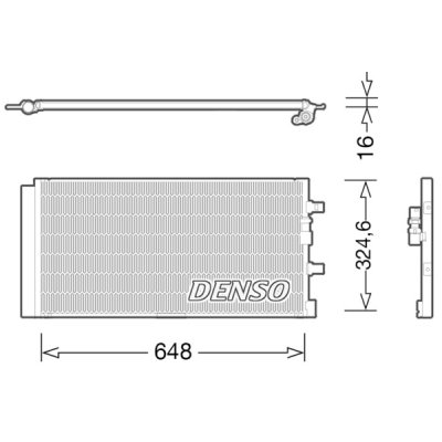 Denso DCN02024 kondenzátor