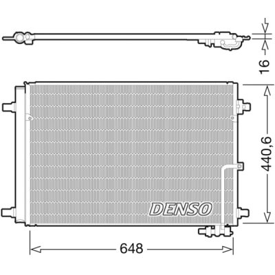 Denso DCN02022 kondenzátor