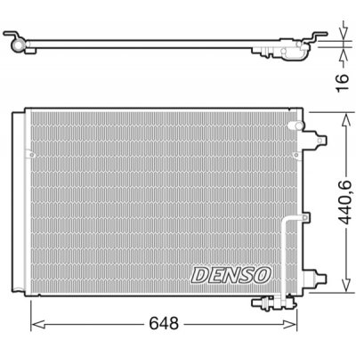 Denso DCN02025 kondenzátor