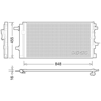 Denso DCN02023 kondenzátor