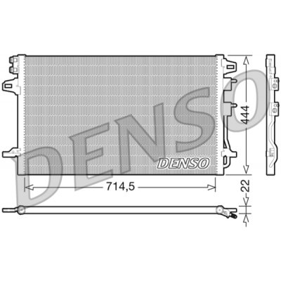 Denso DCN06005 kondenzátor