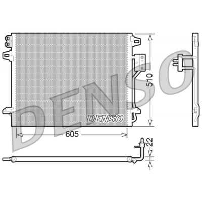 Denso DCN06006 kondenzátor