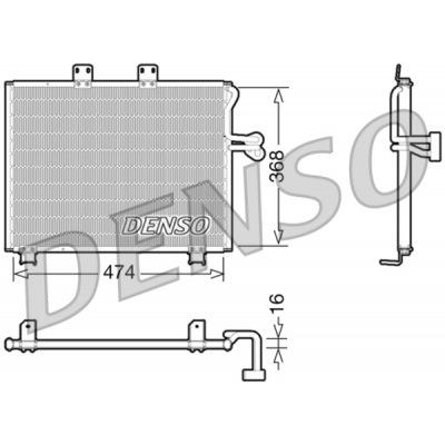 Denso DCN06013 kondenzátor