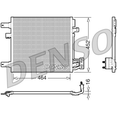 Denso DCN06014 kondenzátor