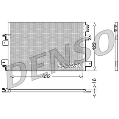 Denso DCN06007 kondenzátor