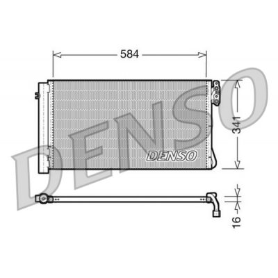 Denso DCN05012 kondenzátor