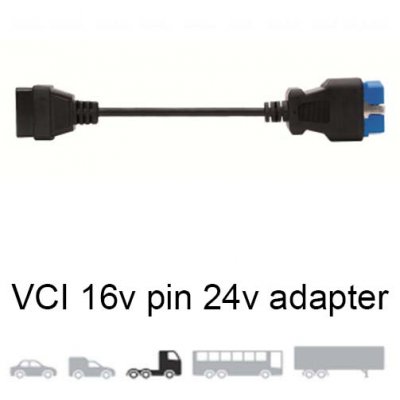 Delphi SV10609 kabel VCI 16-pin 24V OBD adaptér pro kamiony