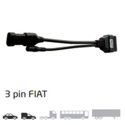Delphi SV10209 kabel 3-pin Fiat
