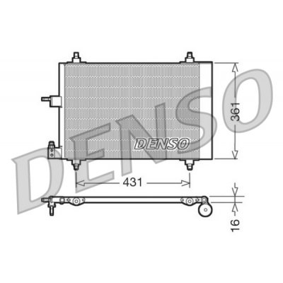 Denso DCN07009 kondenzátor