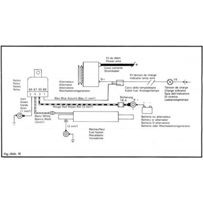 Stanadyne 26296 P průtokový elektrický ohřívač nafty (model A15, 12 Voltů)